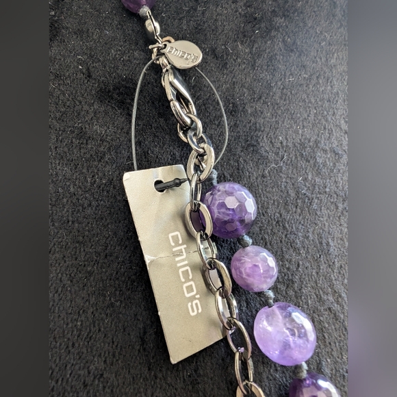 NWT Chico's Willa Pendant Necklace - Picture 7 of 14